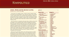 Desktop Screenshot of kiwipolitico.com