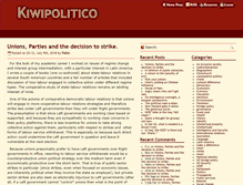 Tablet Screenshot of kiwipolitico.com